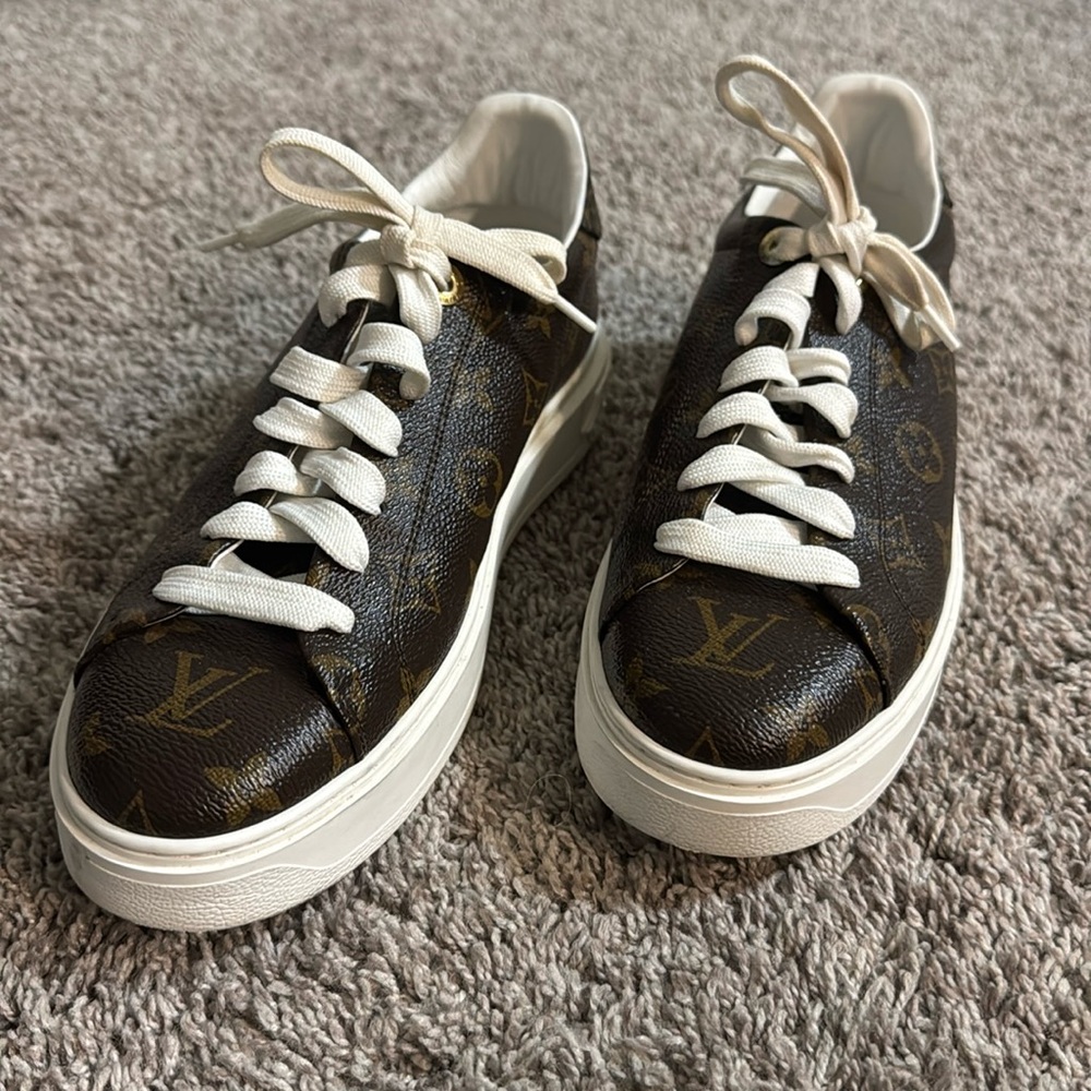 Authentic, like-new Louis Vuitton sneakers